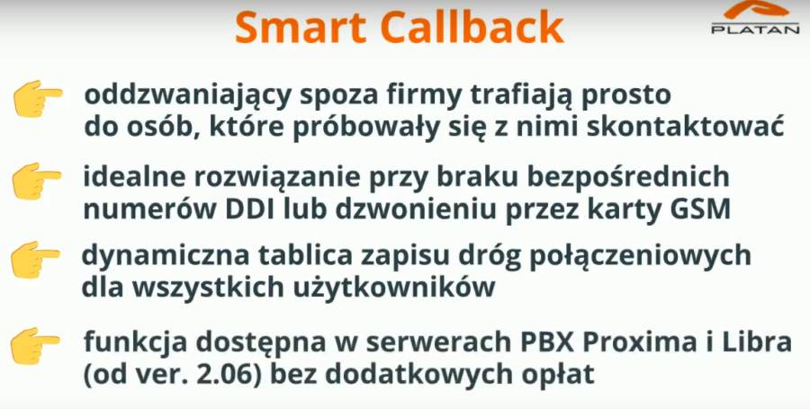 smart callback